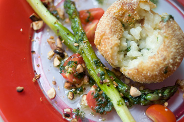 Asparagus arancini